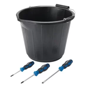 Draper BUCKET OF 3 ASS. SCREWDRIVERS