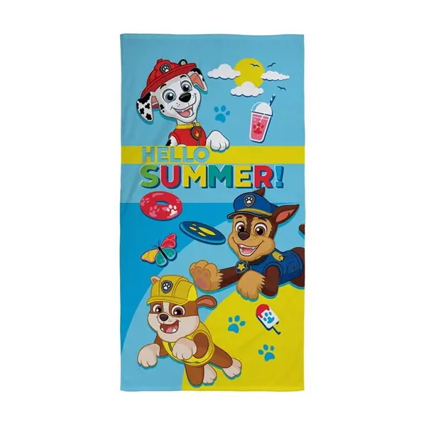 Paw Patrol Paw Patrol Summer Beach Bath Pool Towel Towels One Size Blue 77994318000