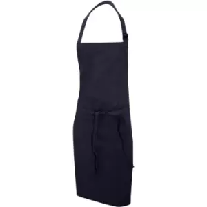 Dennys Multicoloured Bib Apron 28x36ins (Pack of 2) (One Size) (Navy Blue) - Navy Blue