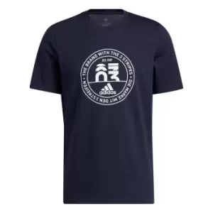 adidas Emblem T-Shirt Mens - Blue