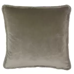 Riva Paoletti Freya Cushion Cover (45 x 45cm) (Taupe)