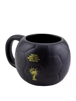 FIFA Football Shaped Mug Black and Gold, One Colour, Women