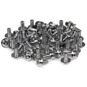 StarTech PC Mounting Computer Screws M3 x 1/4in Long Standoff - 50 Pack