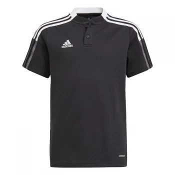 adidas Tiro 21 Polo Shirt Kids - Black