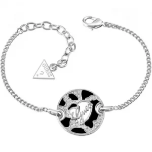 Ladies Guess Rhodium Plated Guess Adventure Bracelet