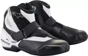 Alpinestars SM-1 R V2 Vented Motorcycle Shoes, black-white, Size 41, black-white, Size 41