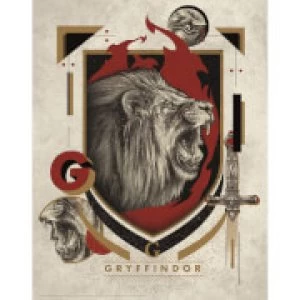 Harry Potter Art Print : Gryffindor Crest