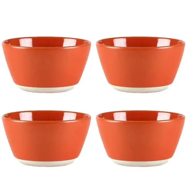 Sur La Table Colour Me Happy Set Of 4 Cereal Bowl 13&#46;5Cm Orange 1E+13