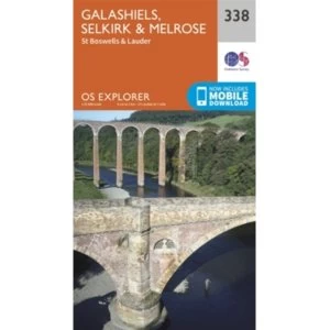 Galashiels, Selkirk and Melrose by Ordnance Survey (Sheet map, folded, 2015)