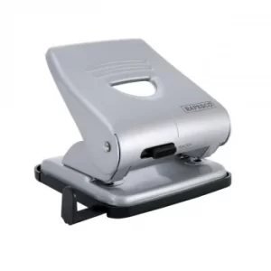 Rapesco 2 Hole Punch 25 Sheet Capacity, Silver