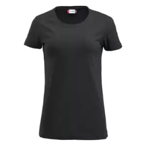 Clique Womens/Ladies Carolina T-Shirt (L) (Black)