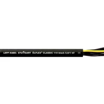 Control wiring OeLFLEX CLASSIC BLACK 110 3 G 0.75 mm2 Black