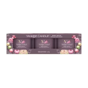 Yankee Candle 3 Pack Filled Votive Berry Mochi