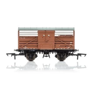 Hornby Dia.1530 Cattle Wagon British Railways 552345 Era 4 Model Train