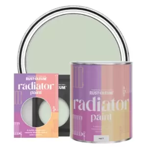 Rust-Oleum Radiator Paint, Matt Finish - Laurel Green - 750ml