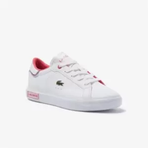 Lacoste Lacoste Powercourt Trainers Infant Girls - White