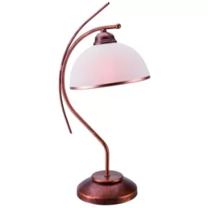 Patrycja Retro Floor Lamp Brown, 1x E27