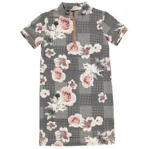 Firetrap All Over Print Dress Junior Girls - Rose Check