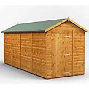 Power Garden Shed 166PAW Golden Brown 16x6