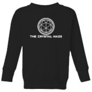 Crystal Maze Logo Kids Sweatshirt - Black - 11-12 Years