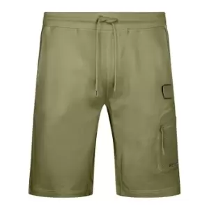 CP Company Met Fleece Shorts - Green