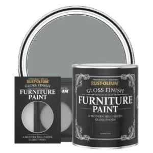 Rust-Oleum Gloss Furniture & Trim Paint - ANTHRACITE - 750ml