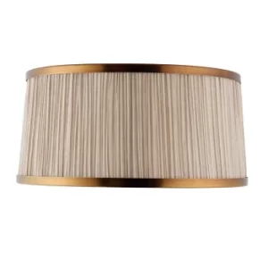 Suffolk Beige And Antique Brass Thirteen Inch Shade, E14