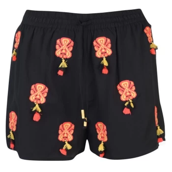 Biba Tasselled Shorts - Black