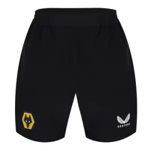 Castore Wolverhampton Wanderers Travel Shorts Adults - Black