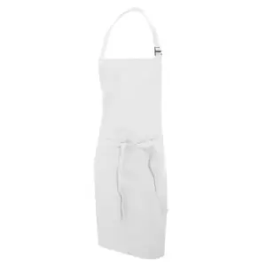 Dennys Multicoloured Bib Apron 28x36ins (Pack of 2) (One Size) (White)