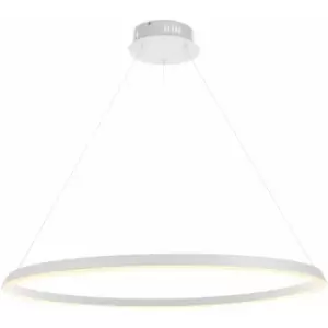 Ceiling Pendant Light - Matt White & White Silicone - 45W LED - Bulb Included