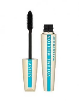 LOreal Paris Volume Million Lashes Mascara - Waterproof, Black, Women