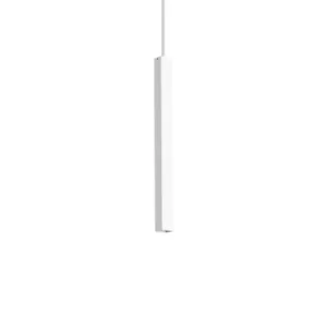 Ultrathin LED 1 Light Ultra Slim Ceiling Pendant White