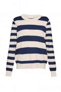 Great Plains Ronnie Knit Stripe Jumper Blue