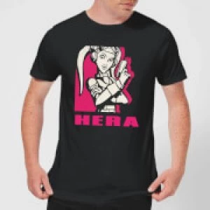 Star Wars Rebels Hera Mens T-Shirt - Black