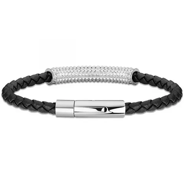 Police Gents Police Jewellery 21cm Bracelet POL.22149BM - Black One Size