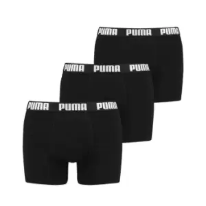 Puma 3 Pack Boxers Mens - Black