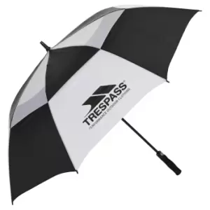 Trespass Catterick Automatic Umbrella (One Size) (Black/White)