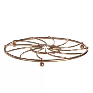 Kuper Rose Gold Metal Wire Trivet