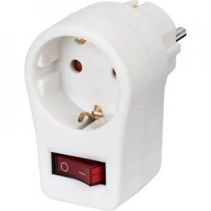 Brennenstuhl 1508070 In-line socket with switch White