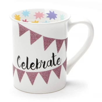 Celebrate Glitter Mug