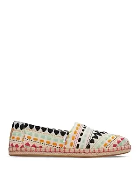 Toms Womens Classic Alpargata Rope Global Print Espadrille Flats