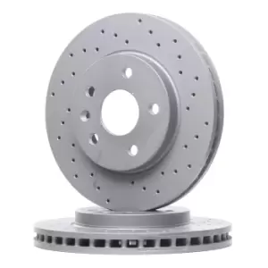 ZIMMERMANN Brake disc Perforated 430.2614.52 Brake rotor,Brake discs OPEL,CHEVROLET,SAAB,INSIGNIA Caravan,INSIGNIA,INSIGNIA Stufenheck,MALIBU (V300)