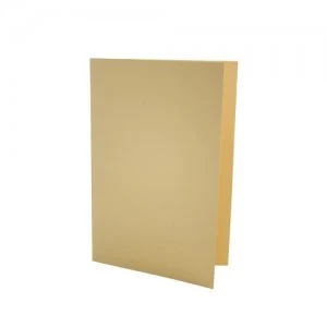 Value Square Cut Folder LightWeight Foolscap Yellw PK100