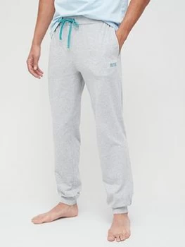 Hugo Boss Mix and Match Cuffed Lounge Pants Grey Marl Size M Men