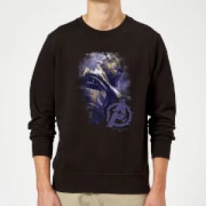 Avengers Endgame Thanos Brushed Sweatshirt - Black - S