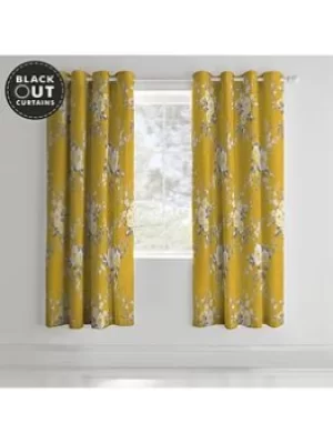 Catherine Lansfield Catherine Lansfield Canterbury Blackout Eyelet 66X90 Curtains