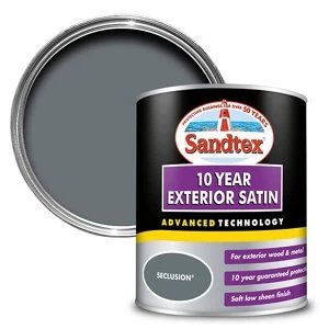 Sandtex 10 year Seclusion Satin Metal & wood Paint 2.5L