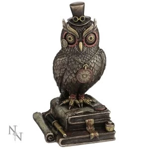 Time Wise Steampunk Owl Figurine