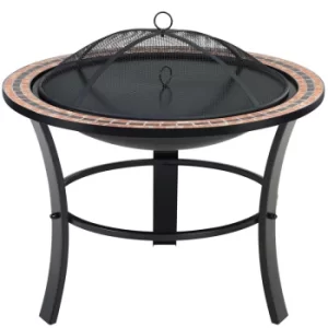 Deuba Fire Pit Mosaic Outdoor Garden Patio 76 cm